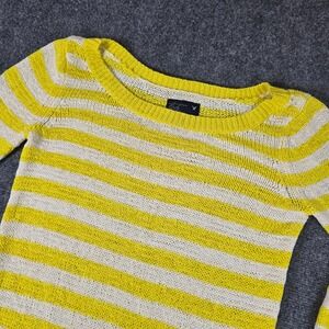 American Eagle Outfitters Striped Knit Sweater Lightweight Casual Top Medium‎